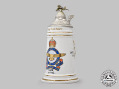 Canada, Commonwealth. An Rcaf 1 Air Division At Metz, France Lithophane Regimental Stein