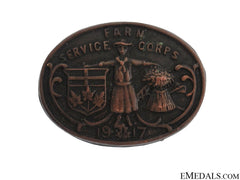 1917 Ontario Farm Service Corps Badge