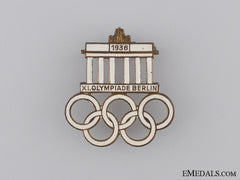 1936 Xi Summer Olympic Games Berlin Pin