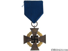 A Cased 50 Year Faithful Service Cross