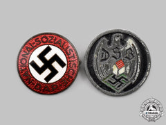 Germany, Third Reich. A Pair Of Badges