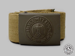 Germany, Heer. A Tropical Em/Nco’s Belt And Buckle, By Josef Feix & Söhne