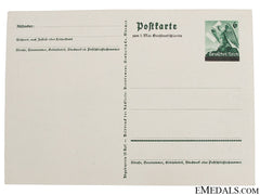 Sudetenland Annexation Appreciation Postcard