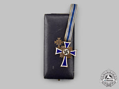 Germany, Third Reich. An Honour Cross Of The German Mother, Bronze Grade With Case, By B.h. Mayer