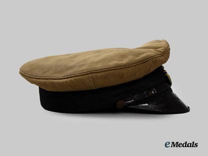 united_kingdom._a1918_pattern_r_a_f_khaki_officer's_visor_of_second_lieutenant_redner_r_f_c,28th_squadron__a_i1_2139