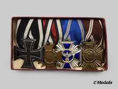 Germany, Third Reich. A Medal Bar for First World War and NSDAP Long Service