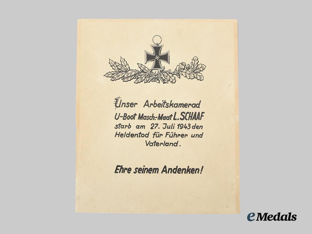 germany,_kriegsmarine._a_hero’s_death_certificate_to_maschinistenmaat_l._schaaf,_u-_boat_crewman,1943_k_i_a__a_i1_2510