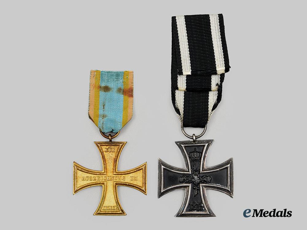 germany,_empire._a_pair_of_first_world_war_service_decorations(_iron_cross1914/_military_merit_cross)__a_i1_3835