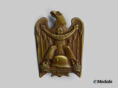 Germany, Der Stahlhelm. A 1931 Breslau 12th Front Soldier’s Day Commemorative Badge