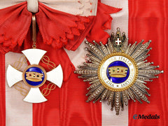 Italy, Kingdom. An Order of the Crown of Italy, Grand Cross Set