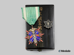 Japan, Empire. A Cased Order of the Golden Kite, V. Class, c.1920