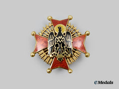 Spain, Fascist State. A Gold Boutonniere of the Order of Cisneros, Breast Star, c.1945