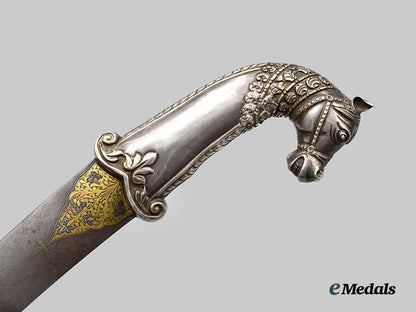 india,_late_mughal_dynasty._a_mid18th_century_hand_forged_damascus_horse_khanjar__a_i1_5702-_recovered