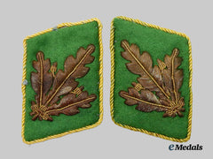 Germany, Ordnungspolizei. A Set of Generalmajor Collar Tabs, 1942 Pattern