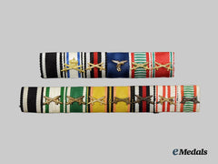 Germany, Imperial. A Pair of Ribbon Bars for First World War Combatants, c. 1937