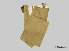 Germany, Heer. A Pair of Tropical Field Trousers, Late-War Issue, by Hans Kappelmeier