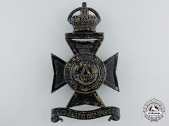 A Victoria Rifles Of Canada Militia Helmet Plate