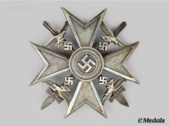 Germany, Wehrmacht. A Spanish Cross with Swords, Silver Grade