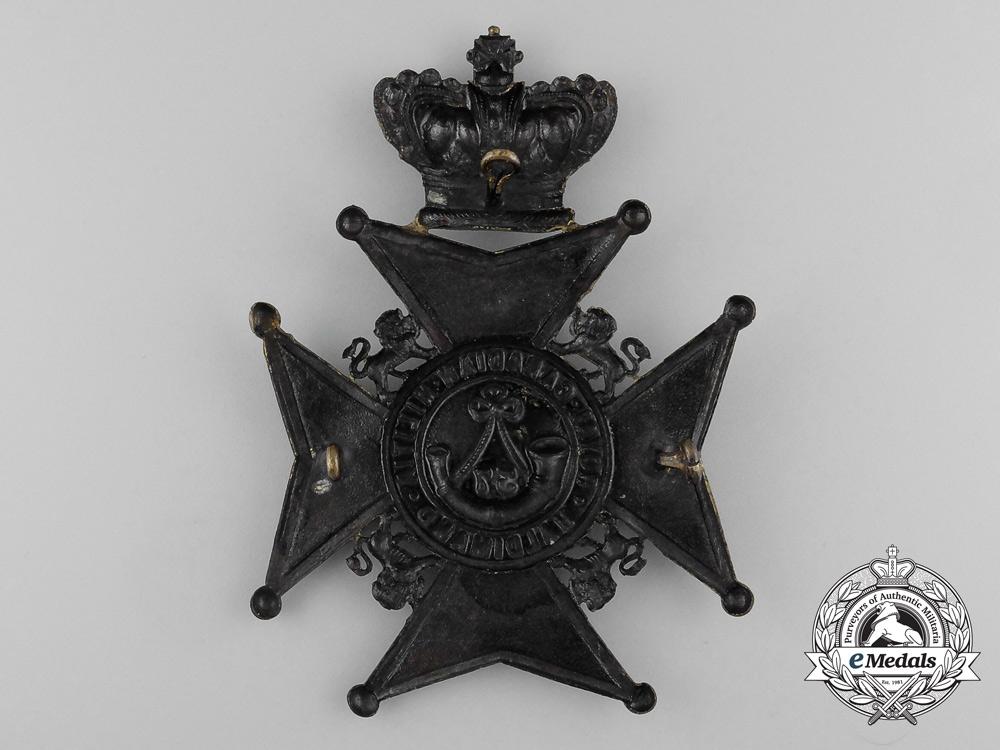 canada,_dominion._a37th_haldimand_battalion_of_rifles_helmet_plate,1880_design__g_b6188.1