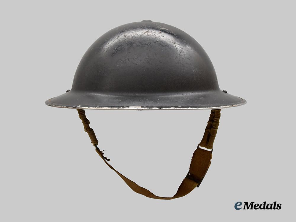 united_kingdom._a_second_war_air_raid_precaution_warden_helmet_with_whistle_and_uniform_accompaniments___m_n_c0003