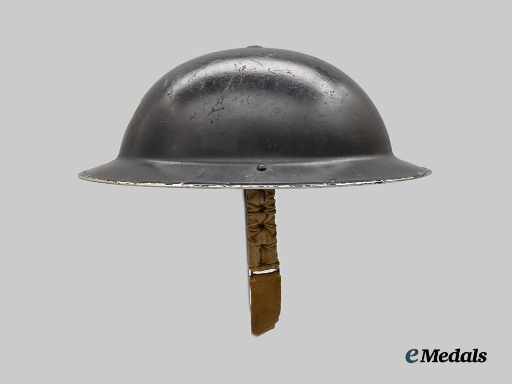 united_kingdom._a_second_war_air_raid_precaution_warden_helmet_with_whistle_and_uniform_accompaniments___m_n_c0004