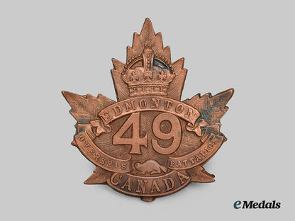 canada,_c_e_f._a49th_infantry_battalion_cap_badge,_type_i_with_maple_leaf___m_n_c0020