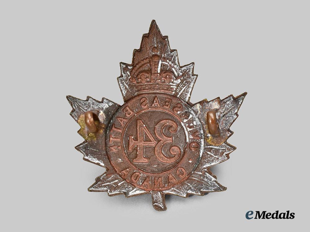 canada,_c_e_f._a34th_infantry_battalion_cap_badge,_type_i_with"33"_within_a_circle___m_n_c0077