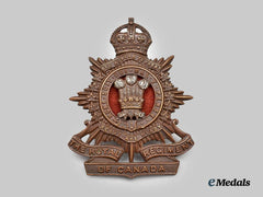 Canada, Commonwealth. A Royal Regiment of Canada Officer's Cap Badge, by Gaunt