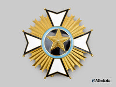 Central African Republic. An Order of Merit, Grand Officer Breast Star, by Arthus Bertrand & Co.