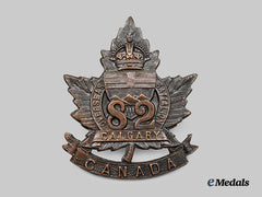 Canada, CEF. A 82nd Infantry Battalion "Calgary Battalion" Cap Badge