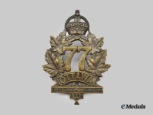 canada,_c_e_f._a77th_infantry_battalion"_ottawa_battalion"_cap_badge,_by_tiptaft___m_n_c0464