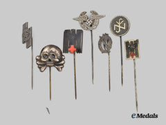 Germany, Third Reich. A Lot of Miniature Awards and Membership Badges