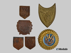 Ukraine, Republic. A Lot of Ukrainian Badges and Insignia