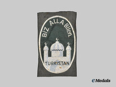 Germany, Heer. A Rare Turkestan Legion Volunteer Sleeve Insignia, Second Pattern, BeVo Variant