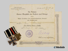 Germany, Imperial. A Pair Awards and Documents for First World War Service