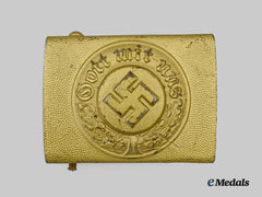 Germany, Ordnungspolizei. A Rare Water Police Belt Buckle for Enlisted Ranks