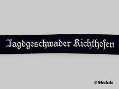 Germany, Luftwaffe. A Mint Jagdgeschwader Richthofen EM/NCO’s Cuff Title