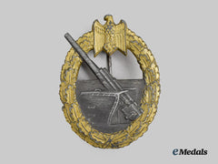 Germany, Kriegsmarine. A Coastal Artillery War Badge, by Friedrich Linden