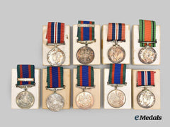 Canada, Commonwealth. A Lot of Nine Canadian-Issued Second War Medals, Boxed