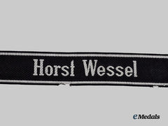 Germany, SS. An 18th SS Volunteer Panzergrenadier Division Horst Wessel Cuff Title, BeVo Version