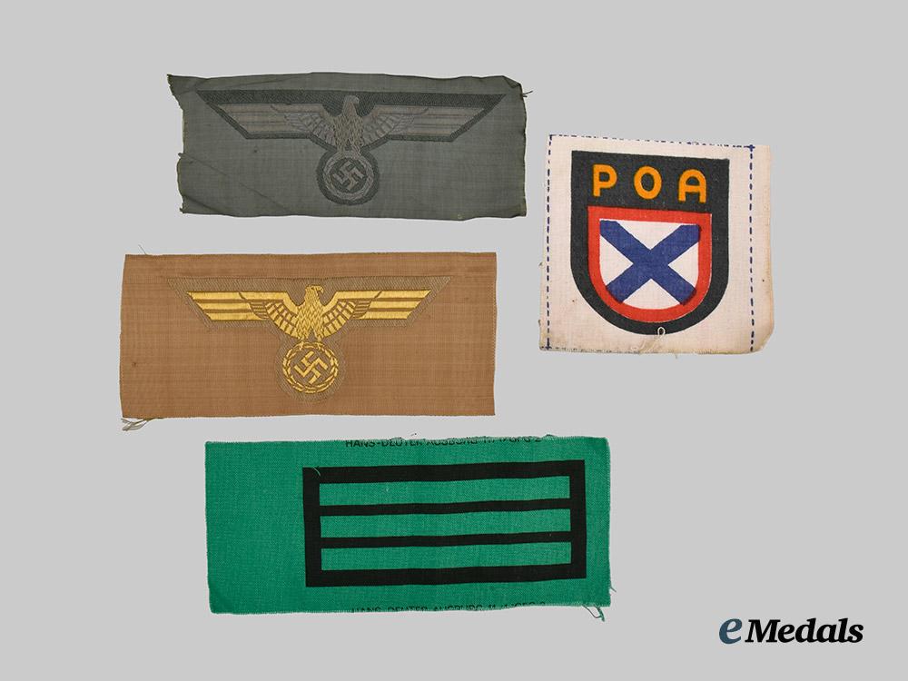 germany,_wehrmacht._a_mixed_lot_of_uniform_insignia___m_n_c0976