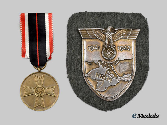 germany,_wehrmacht._a_pair_of_awards_for_second_world_war_service___m_n_c0981