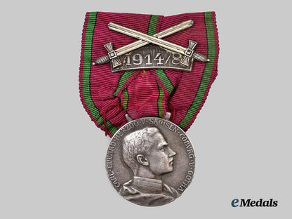 saxe-_coburg_and_gotha,_duchy._a_saxe-_ernestine_house_order,_silver_merit_medal_with1914/8_clasp___m_n_c1015