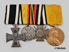 Germany, Imperial. A Medal Bar for a Reuss First World War Combatant