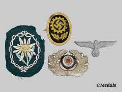 Germany, Wehrmacht. A Mixed Lot of Uniform Insignia