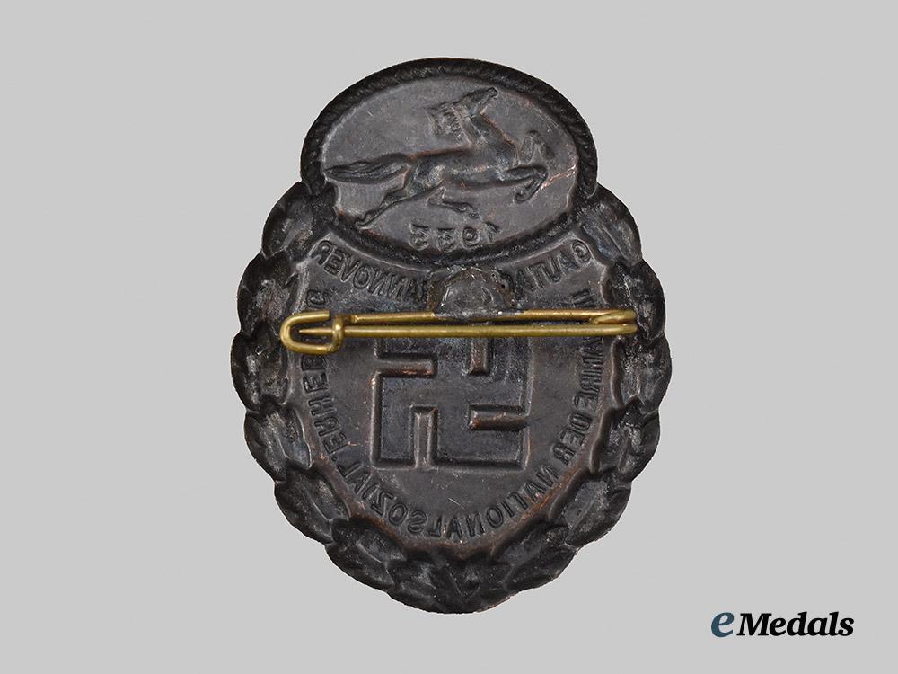 Germany, NSDAP. A 1933 Gautag Osthannover Commemorative Badge – eMedals