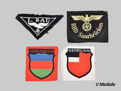 Germany, Third Reich. A Mixed Lot of Uniform Insignia