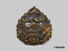 Canada, CEF. A 141st Infantry Battalion "Border Battalion" Cap Badge