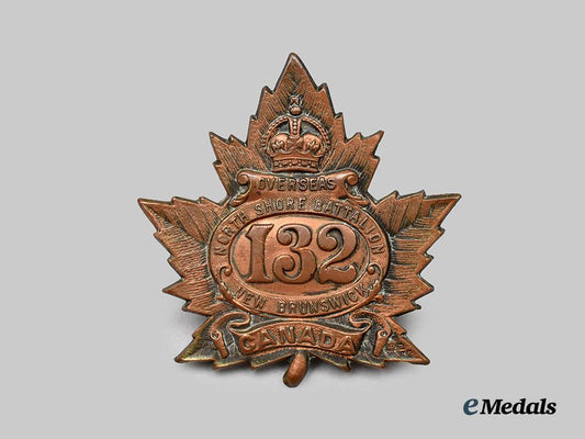 canada,_c_e_f._a132nd_infantry_battalion"_north_shore_battalion"_cap_badge___m_n_c1151