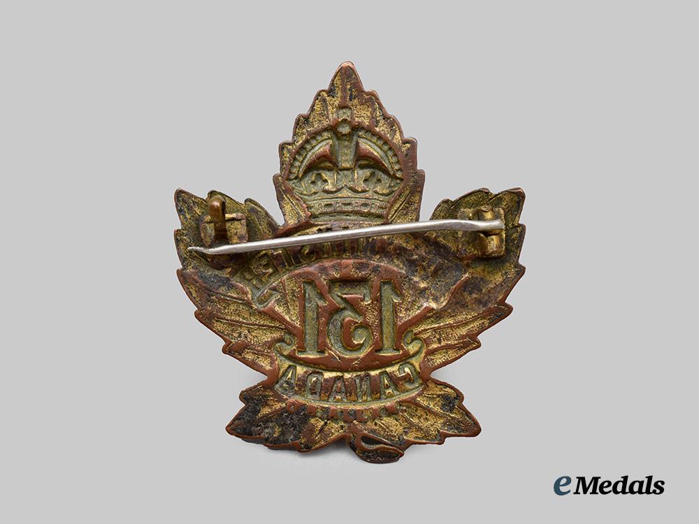 canada,_c_e_f._a131st_infantry_battalion"_westminster_battalion"_officer's_cap_badge___m_n_c1155